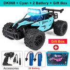 Oike RC-Car 1:16 Modell mit LED-Lichtern Funkferngesteuertes Offroad-Kletterfahrzeug Outdoor-Autos Drift-Rennspielzeug Jungen Geschenke