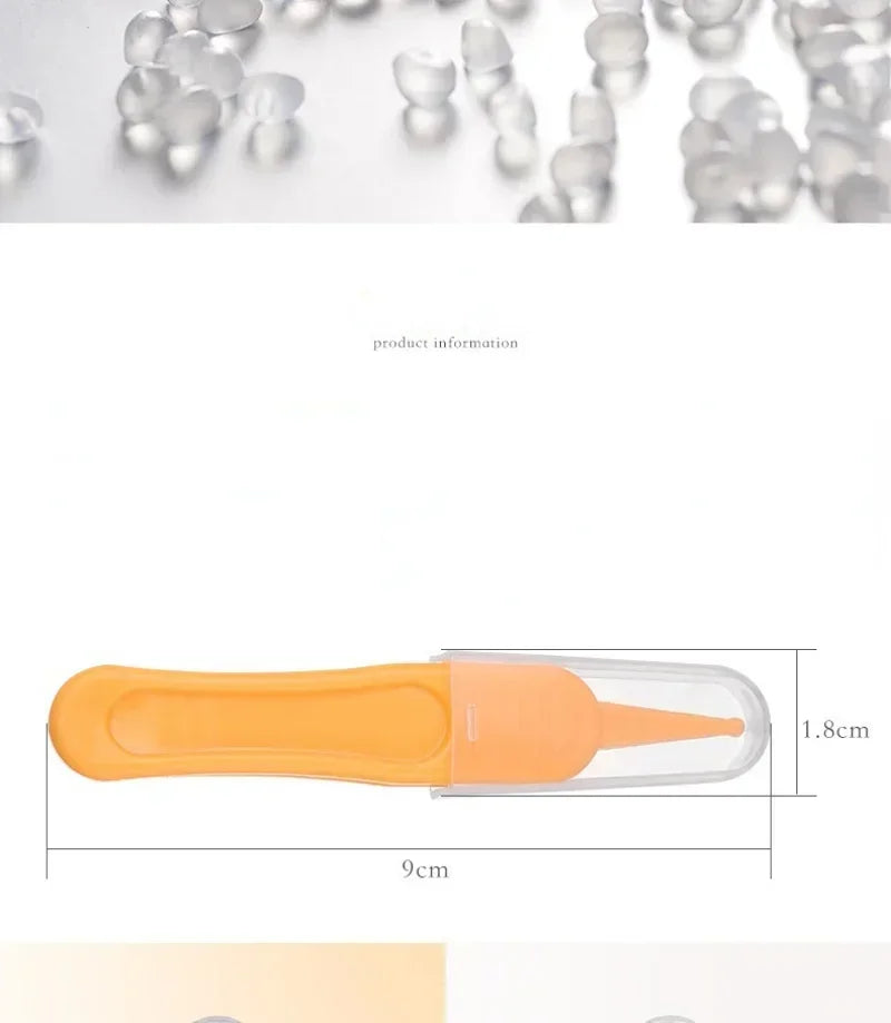 Baby Kunststoff Pinzette Nasenreiniger Werkzeug Kinder Sicherheits Pinzette Reinigungszange Kleinkind Nasenhöhle Pflegezubehör Baby Essentials
