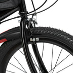 20 Zoll Mountainbike 7 Gänge, Verstellbarer Sattel Kinderfahrrad mit Schutzblechen und Flaschenhalter für Jungen und Mädchen 8-13 Jahre