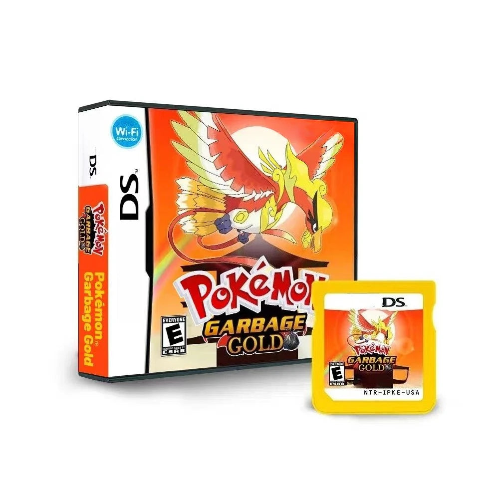 NDS-Spielkarte, Pokémon-Serie Platin, Pure Heart, True Soul, Conquest, Garbage Gold, Neue Version Englisches Spiel