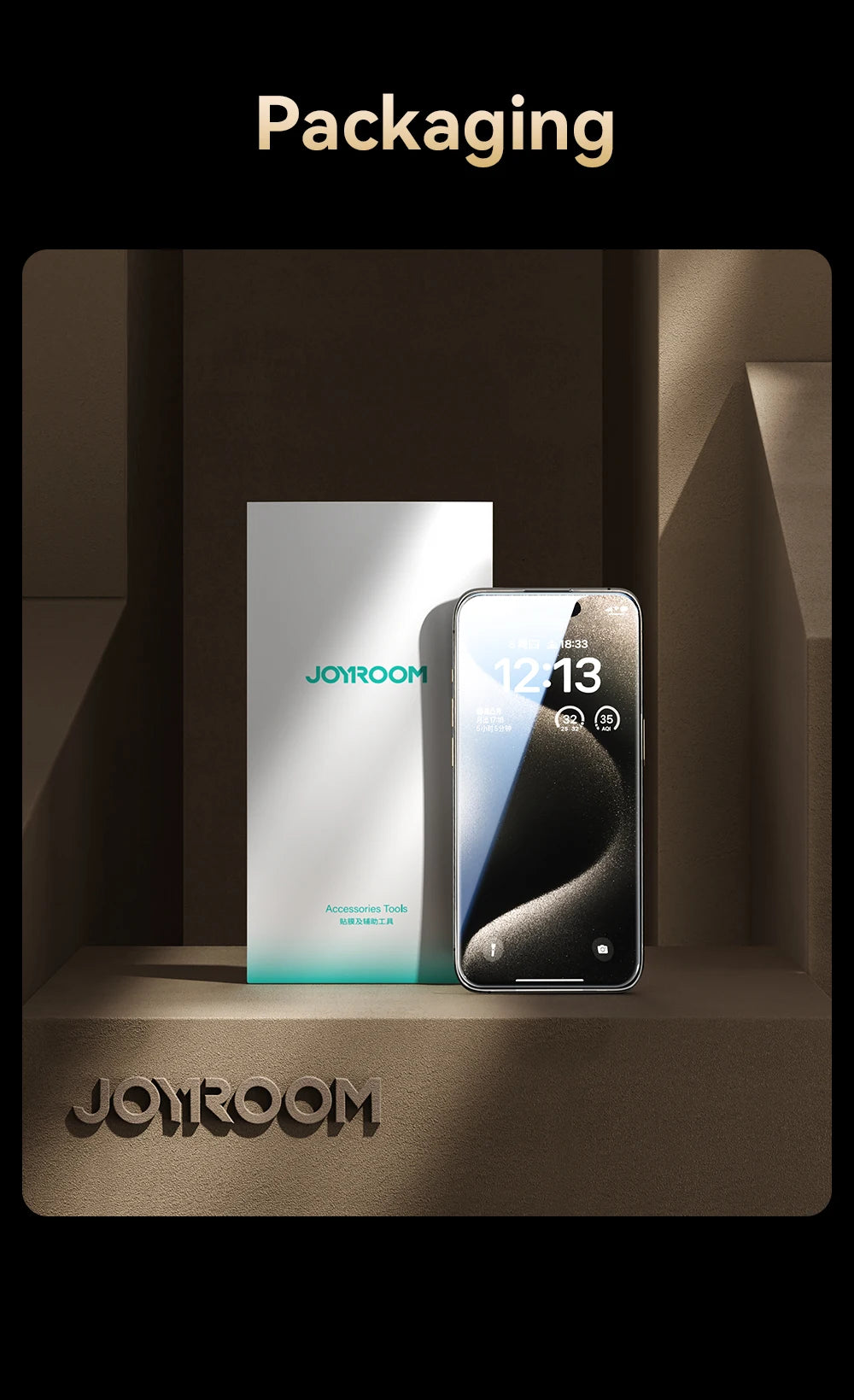 Joyroom 1/2 Stk. 20° Anti-Spionage-Glas für iPhone 16 15 Pro Max Glas für iPhone 16 15 14 13 12 11 Pro Max Blickschutzfolie
