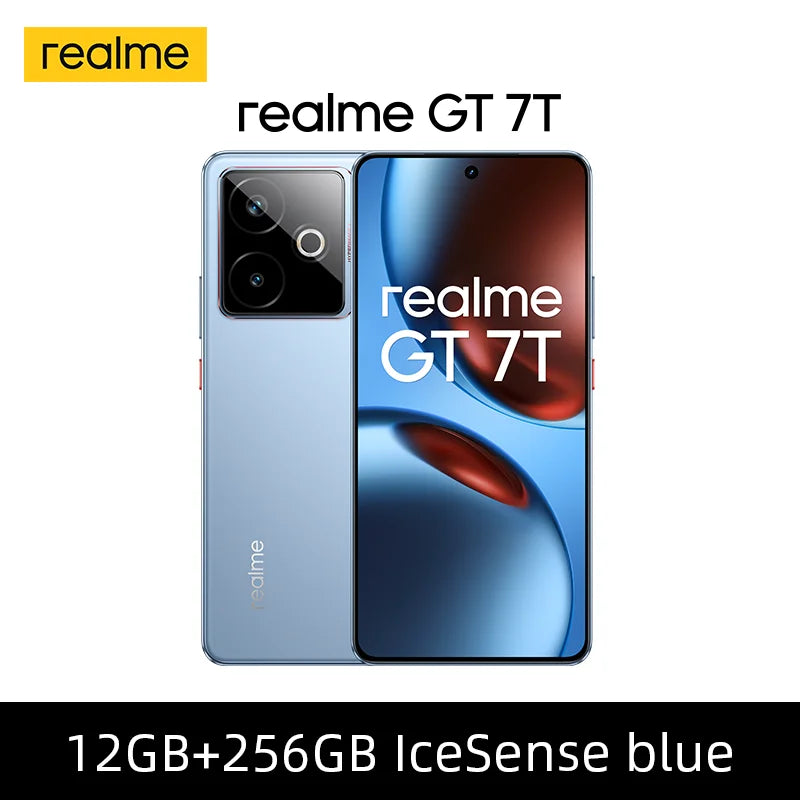 EU Version realme GT 7T 5G Smartphone Dimensity 8400-MAX 6.8inches 120Hz Display 7000mAh 120W SUPERVOOC Charge Camera  50MP