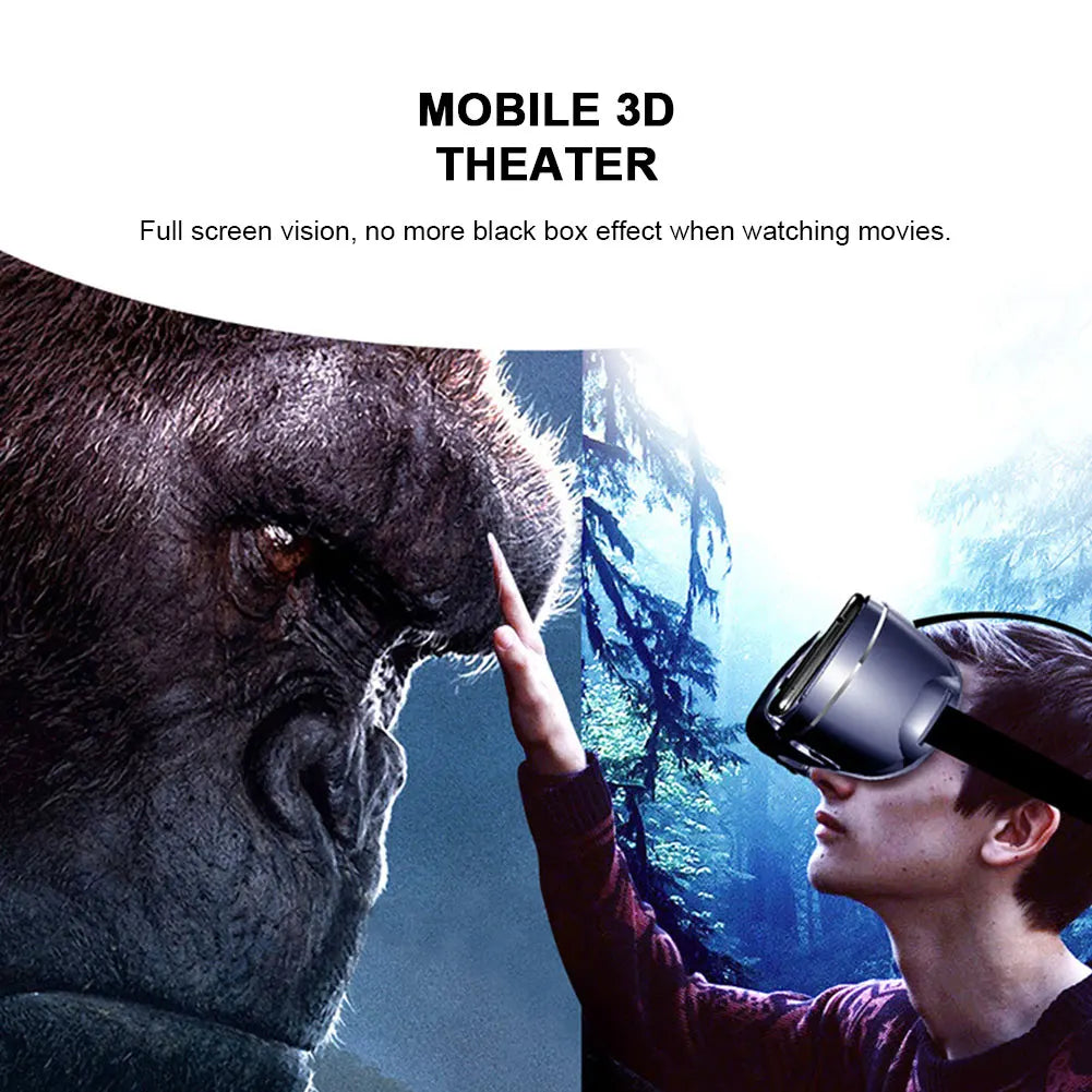 Virtual Reality 3D VR Headset Smart Glasses Helm für Smartphones Handy Mobile 7 Zoll Linsen Fernglas Brille Geräte