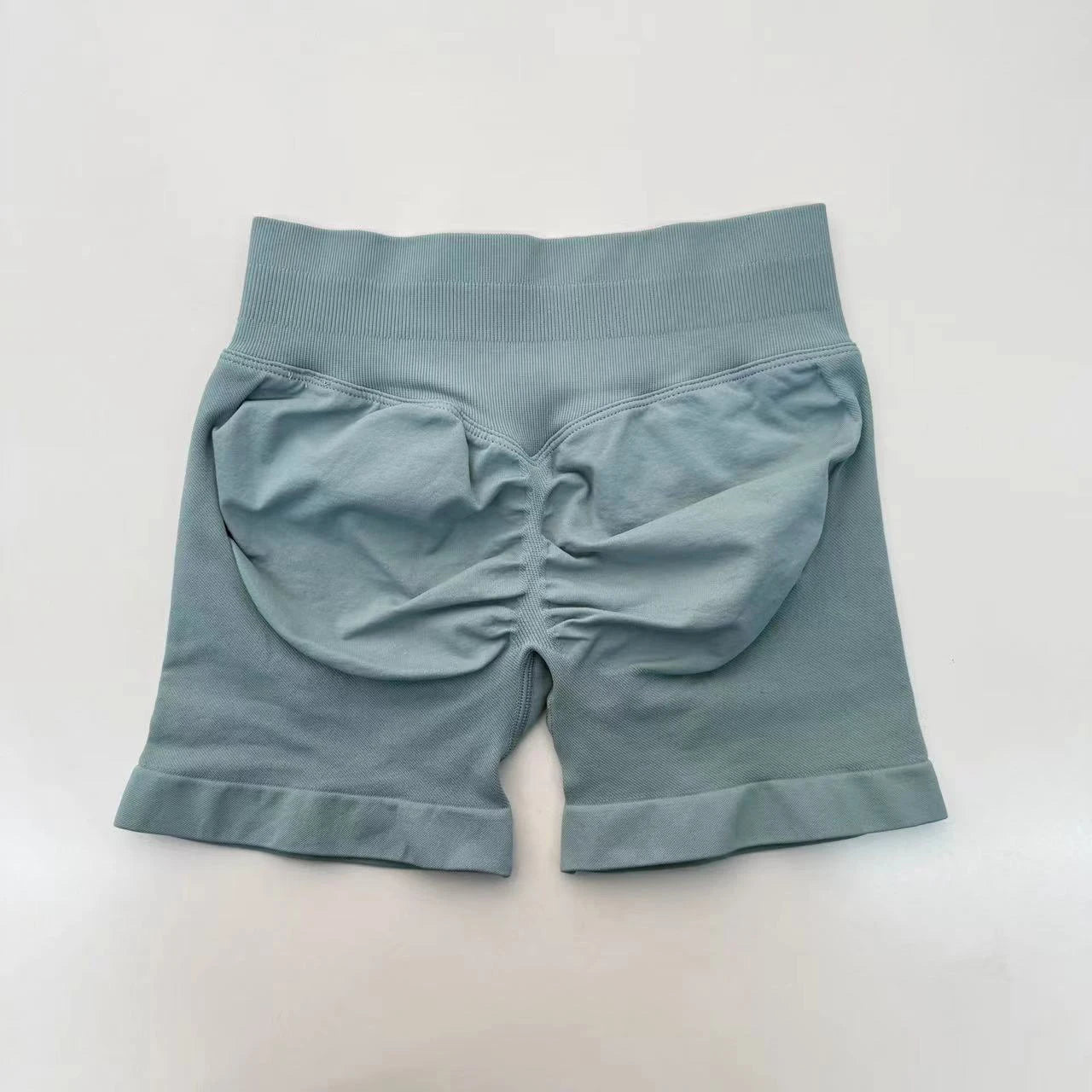 Impact Shorts 4.5" Nahtlos, hochelastisch, niedrig gerippter Bund, dezenter Po-Kontur-Shorts, Fitness Workout Yoga Gym Shorts