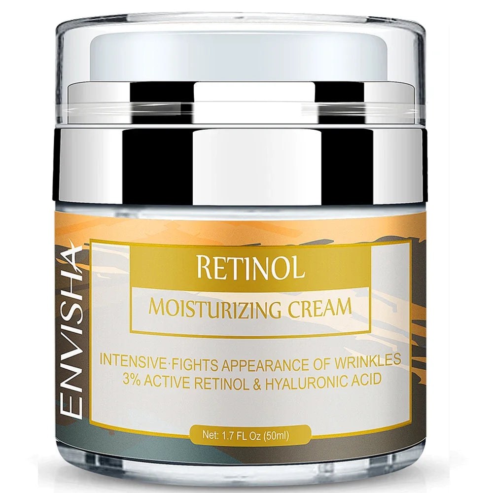 ENVISHA Retinol-Kollagen-Creme Gesichtspflege Anti-Aging-Falten Tiefenhydratation Feuchtigkeitsspendende Hautgesundheit Aufhellende Exfoliation