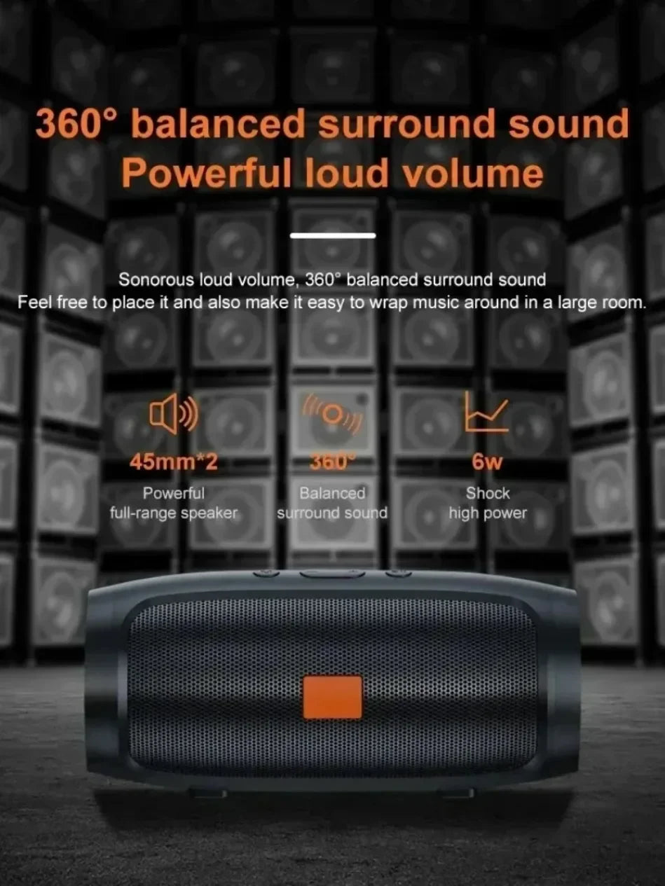 Lenovo TF USB Bluetooth Funklautsprecher Tragbarer Stereo-Doppellautsprecher für den Außenbereich mit FM-Stimme und Subwoofer