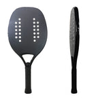 HOOWAN BLACKSHARK Beachtennis Schläger Carbon UD Graphit Raue Oberfläche Weicher Weißer EVA Kern Schläger Beachtennis 22MM