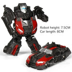 Kinder Spielzeug Mini Verwandlungs-Roboter-Kit Spielzeugmodelle 2-in-1 verformtes Auto Spielzeug Roboter Spielzeug für Kinder Geschenk Actionfigur
