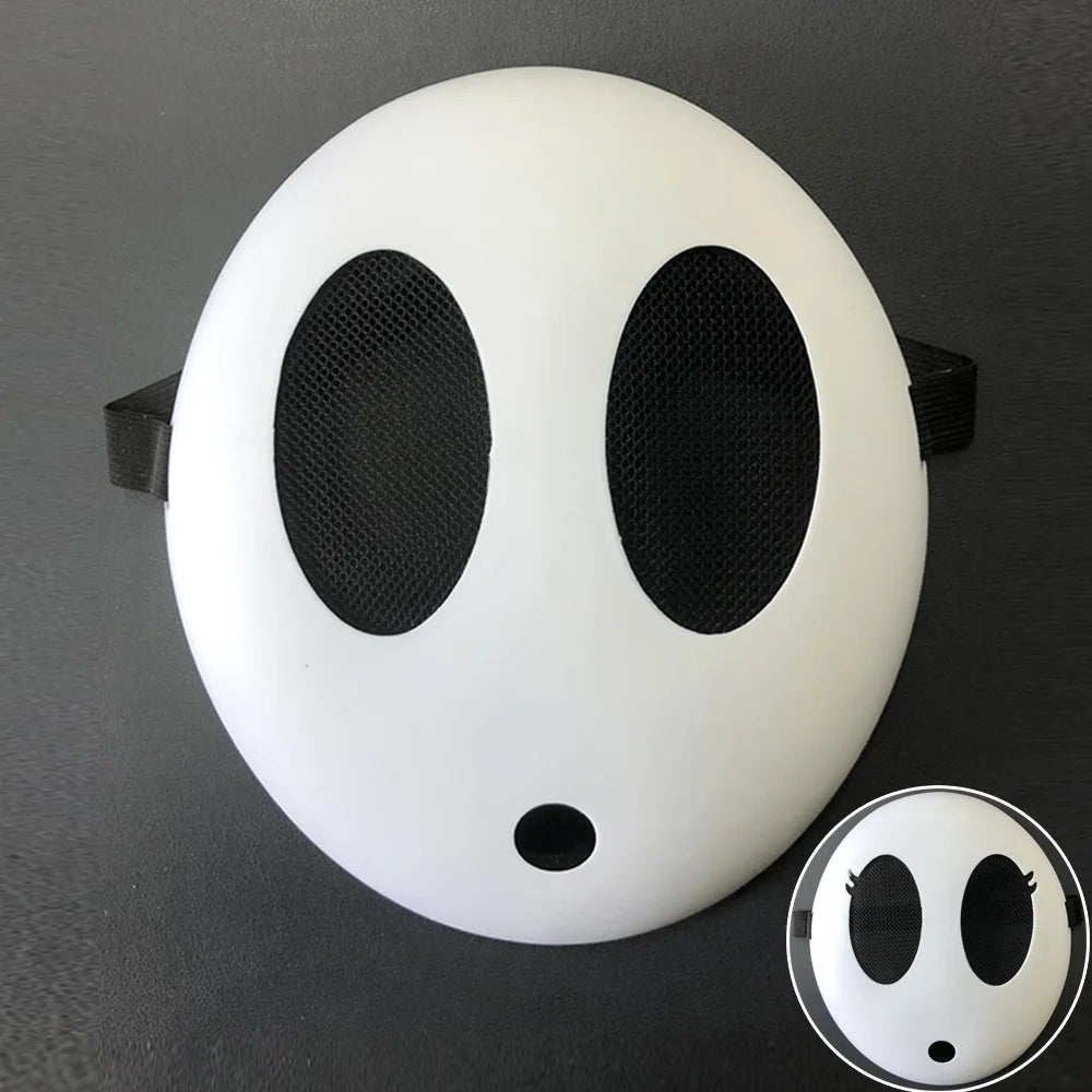 Game Bros Shy Guy Maske Cosplay Lustige Unisex Kinder Jungen Mädchen Erwachsene Dicke Plastikmasken Halloween Karneval Party Kostüm Requisiten Hauptbild
