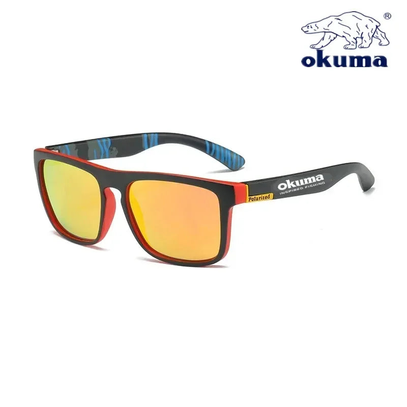 Okuma polarisierte Sonnenbrillen UV400 für Herren und Damen Outdoor-Jagd, Angeln, Autofahren, Radfahren, Sonnenbrillen, optionale Box
