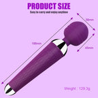 Leistungsstarke AV Vibratoren für Frauen USB-Lade Magic Wand Massagegerät Klitorisstimulator Wellness Erotik Sexspielzeug Masturbator Produkt