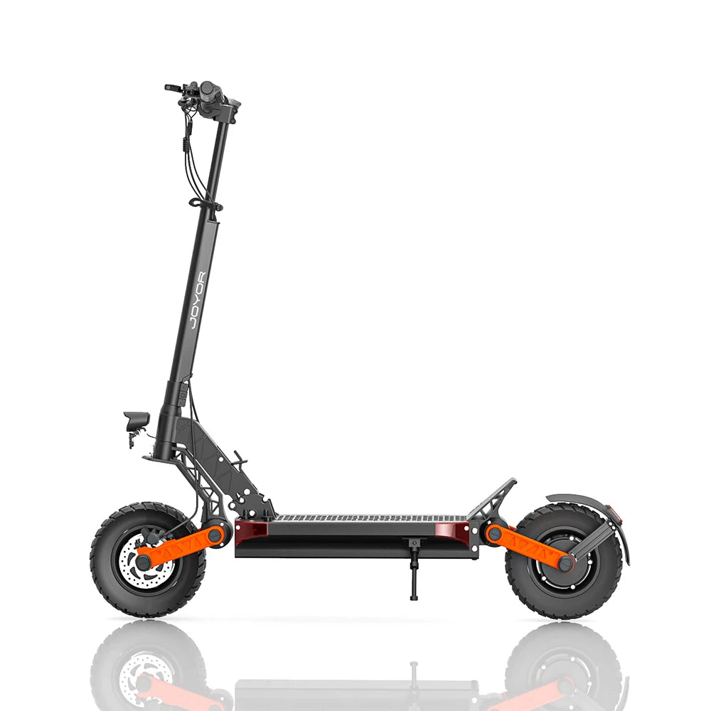 JOYOR S10-S-Z E-Scooter 60V 18Ah Doppelmotor 2000W 10 Zoll Reifen Erwachsenen E-Scooter Schwarz Höchstgeschwindigkeit 65km/h Reichweite 70-85km