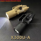 Taktische Lampe X300 X300U Nylon Pistolen-Blitzlicht LED passend für 20mm Schiene Airsoft Hängende Jagd Taschenlampe