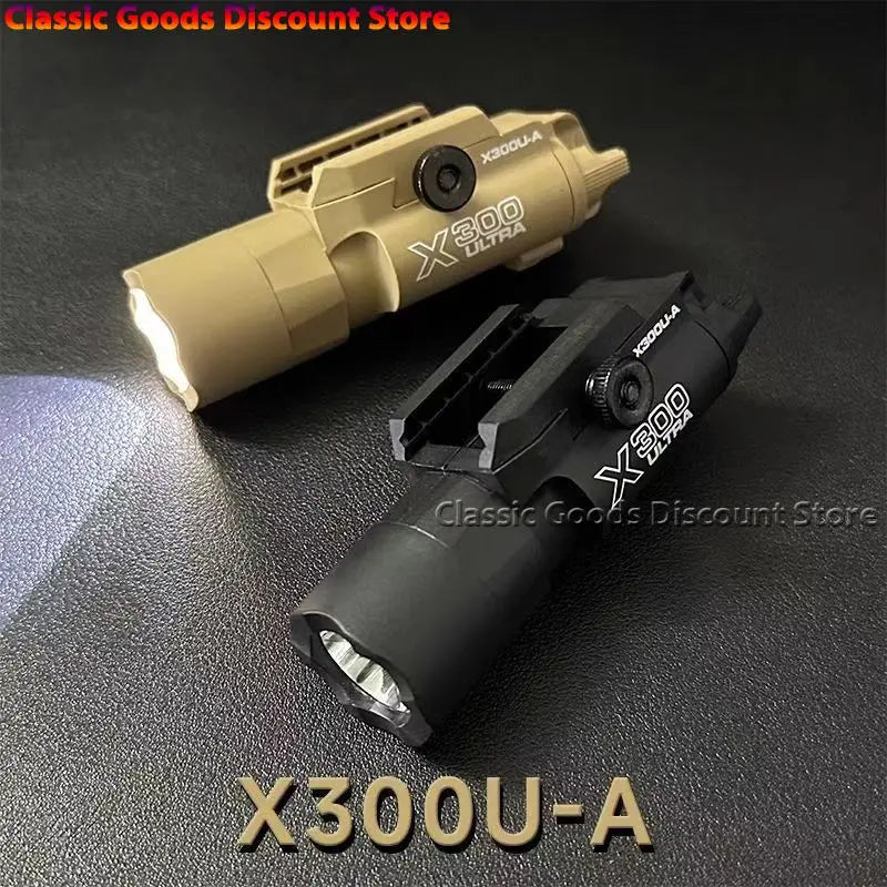 Taktische Lampe X300 X300U Nylon Pistolen-Blitzlicht LED passend für 20mm Schiene Airsoft Hängende Jagd Taschenlampe Hauptbild
