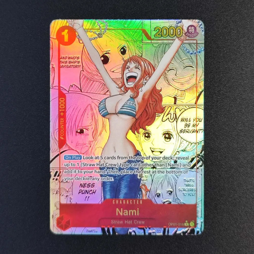 28 Stil DIY ONE PIECE CARD Game Luffy Sanji ACE Zoro Shanks Nami Teach Sabo Manga Alt Art SEC Englische Sammlung Anime Karten
