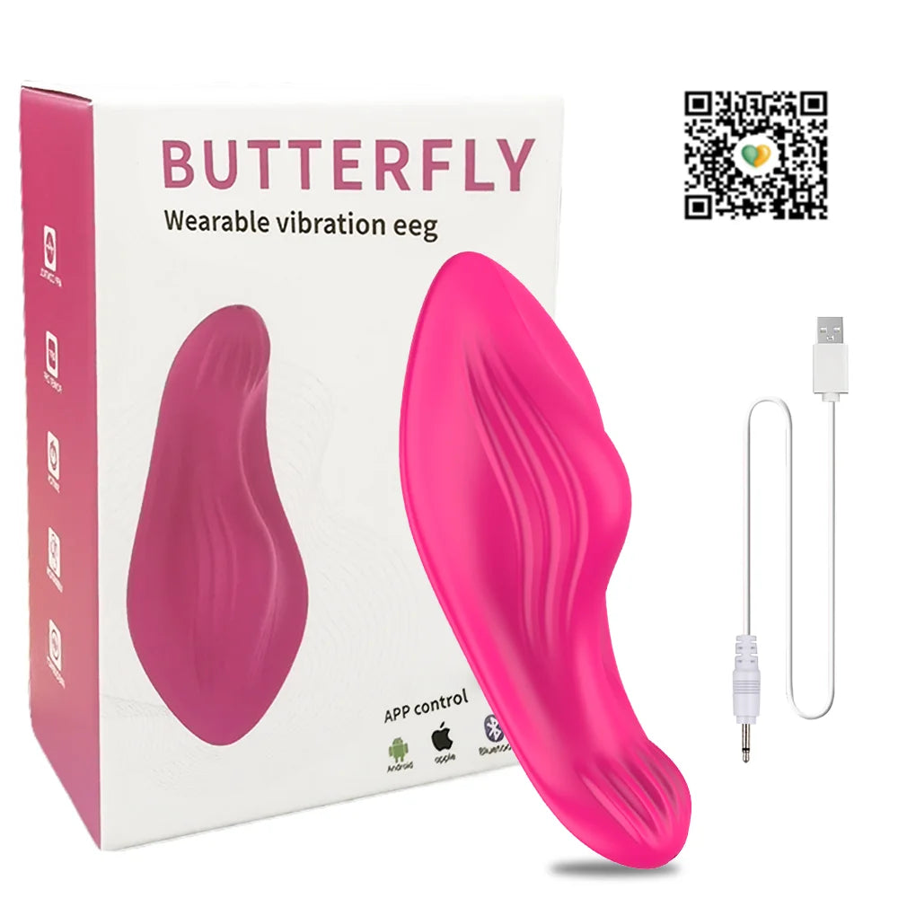 APP-gesteuerter G-Punkt-Klitoris-Vibrator für Frauen, Klitorisstimulator, tragbarer Vibrationshöschen-Massager, Sexspielzeug, Erwachsenenprodukte