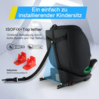 Kindersitze mit 360°-Drehfunktion ISOFIX für Babys, 5-Punkt-Gurt, 0-12 Jahre, geeignet für Neugeborene