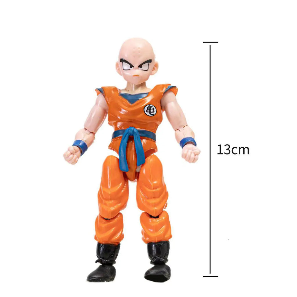 12-18CM Anime Dragon Ball Z Super Saiyajin Son Goku Broly Vegeta Anime Actionfigur Modell Geschenke Sammlerfiguren für Kinder