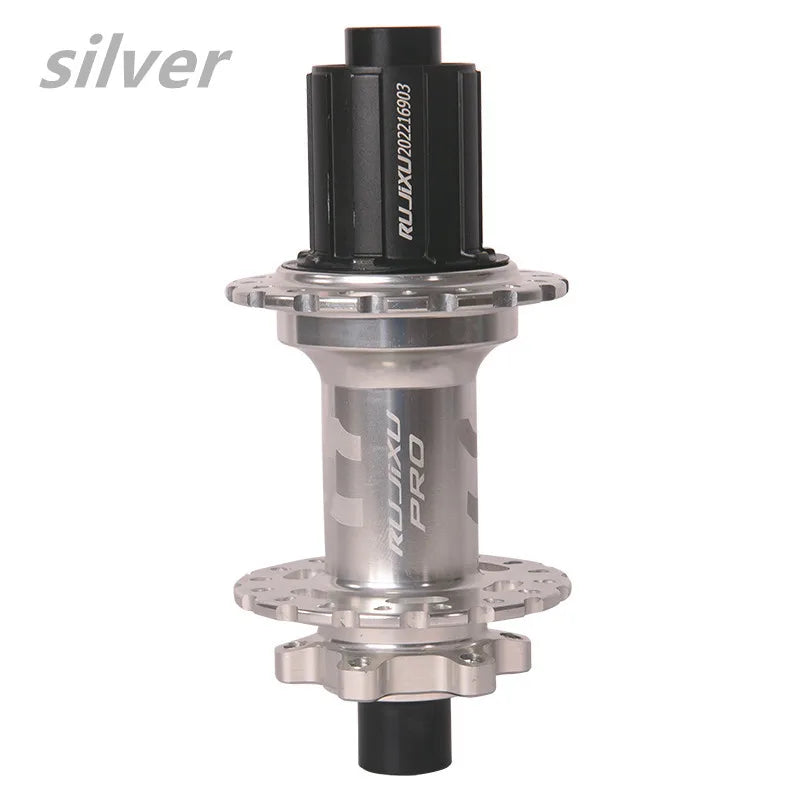 RUJIXU Hinterradnabe 12x150, Aluminium Fahrradnabe, 32 Loch 120 Klicks 5 Lager MTB Mountainbike Scheibenbremsnabe HG MS XD 8-12s