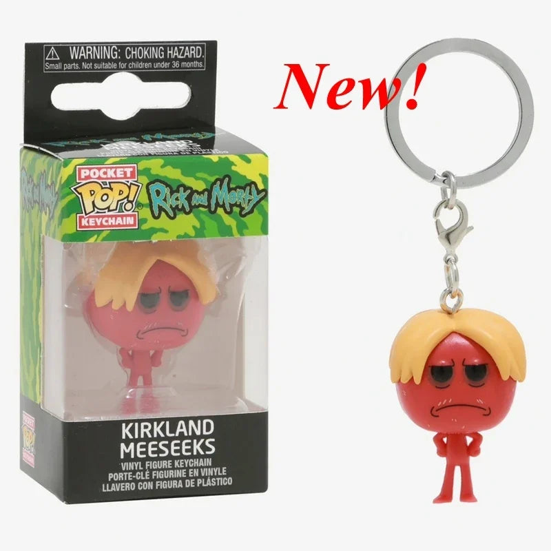 Neue FUNKO Schlüsselanhänger Disney Dämonin Prinzessin Bella Arielle Alice Anna Elsa Bell Jack Sally Stitch Actionfigur Spielzeug Ornamente