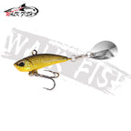 WALK FISH 7g 11g 15g 21g Spinnerbait Metall VIB Angelköder rotierender Schwanz Vibration Pailletten Japan Wobbler Trollingköder Pesca