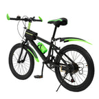 20 Zoll Mountainbike 7 Gänge, Verstellbarer Sattel Kinderfahrrad mit Schutzblechen und Flaschenhalter für Jungen und Mädchen 8-13 Jahre