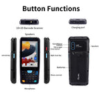 YK957 Android 2D QR Code Reader Handheld-Terminal PDA Android Barcode-Scanner mit NFC RFID-Leser Medizinische Geräte PDAs 4+64G