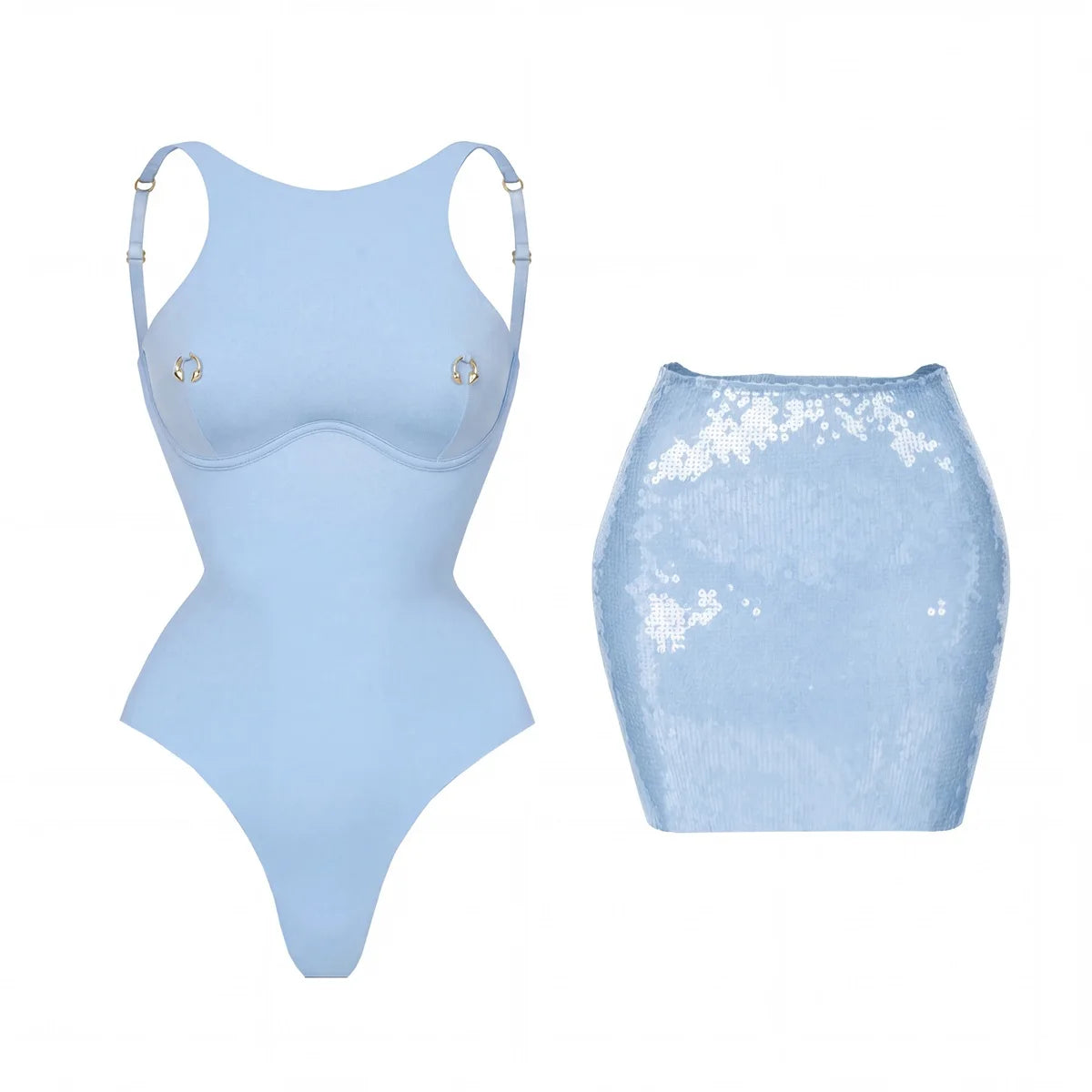 2026 2tlg. sexy Damen-Badeanzug, einteilig, weibliche Bademode, unifarben, Biquini, hoch geschnitten, Monokini, Push-Up-Badeanzüge, Strandmode