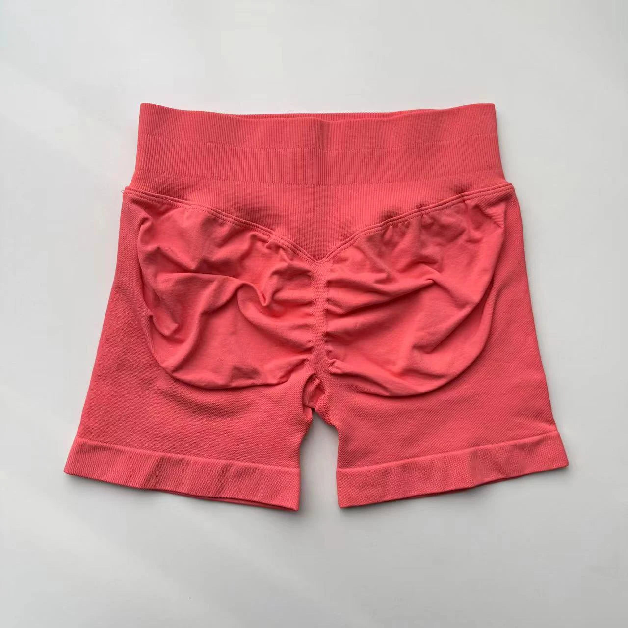Impact Shorts 4.5" Nahtlos, hochelastisch, niedrig gerippter Bund, dezenter Po-Kontur-Shorts, Fitness Workout Yoga Gym Shorts