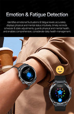 EKG High-End Gesundheits-Smartwatch Herren Blutdruck Lipide Blutsauerstoff Körperanalyse Harnsäure Gesundheitstracker Smartwatch Herren Damen