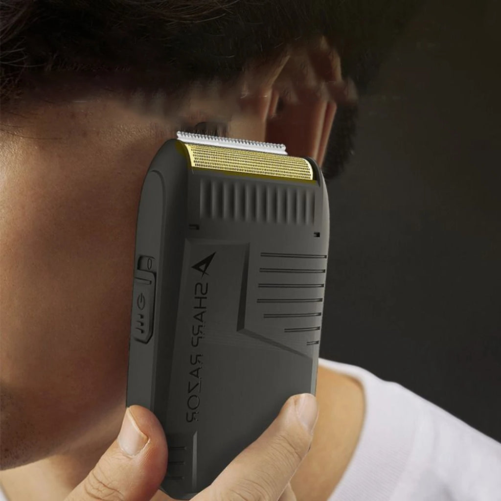 VGR Rasierer Wiederaufladbarer Rasierer Professioneller Bartschneider Elektrischer Trimmer Schwingrasierer Finishing Shaver für Herren V-375