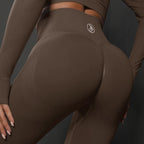 Allure The Brand Damen Scrunch Nahtlose Leggings Nahtlose Pfirsich-Hüft-Trainings-Yogahosen Damen-Sport-Laufhosen Gesäß Körperbetont