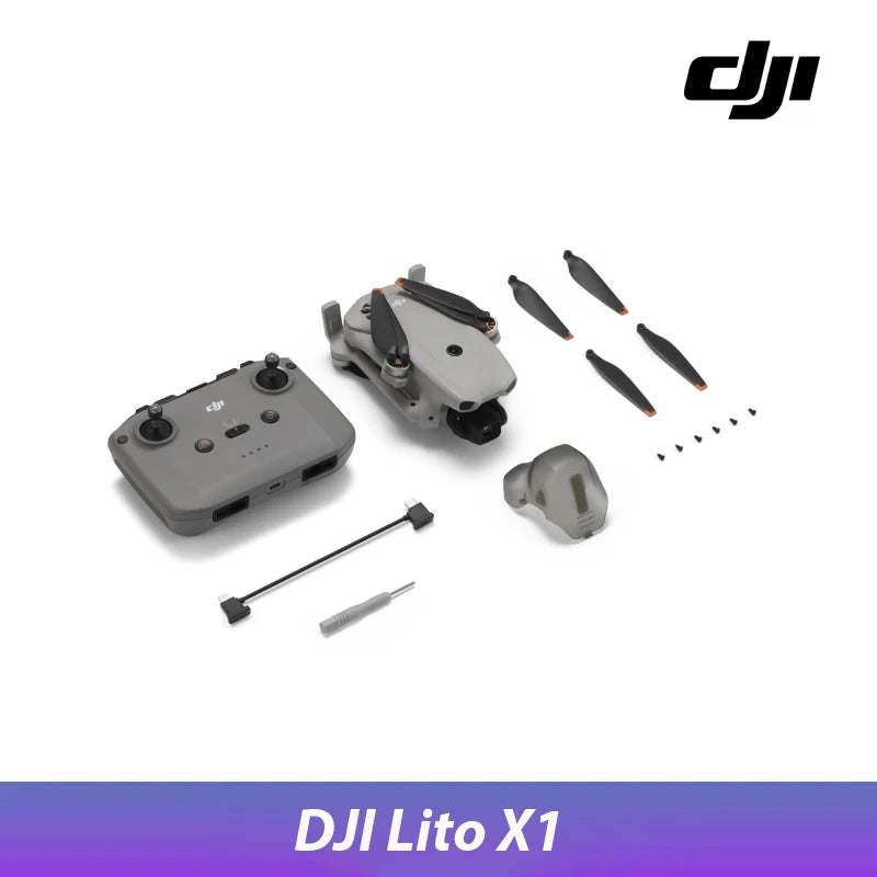 DJI Lito X1 faltbare, leichte 4K Drohne mit Hinderniserkennung ActiveTrack 1/1.3 Zoll Sensor 15km Übertragung für Anfänger C0