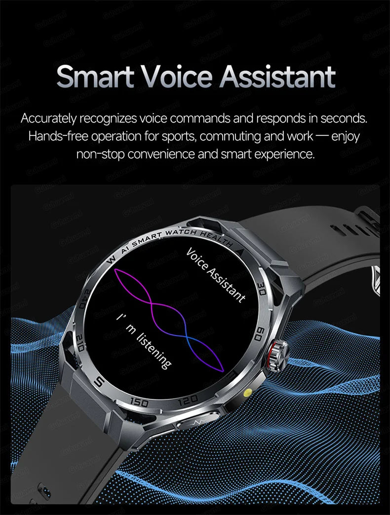 EKG High-End Gesundheits-Smartwatch Herren Blutdruck Lipide Blutsauerstoff Körperanalyse Harnsäure Gesundheitstracker Smartwatch Herren Damen