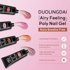 39-teiliges Nagelverlängerungs-Gel-Kit – enthält alle grundlegenden Nagelwerkzeuge, einfach zu bedienen für Anfänger. Einfaches Aufbaugel für Salon-Nägel