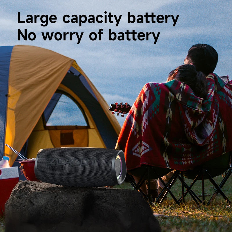 ZEALOT-S56 Bluetooth Lautsprecher 40W Ausgangsleistung Bluetooth Lautsprecher mit ausgezeichneter Bassleistung IPX6 wasserdichter Camping-Lautsprecher