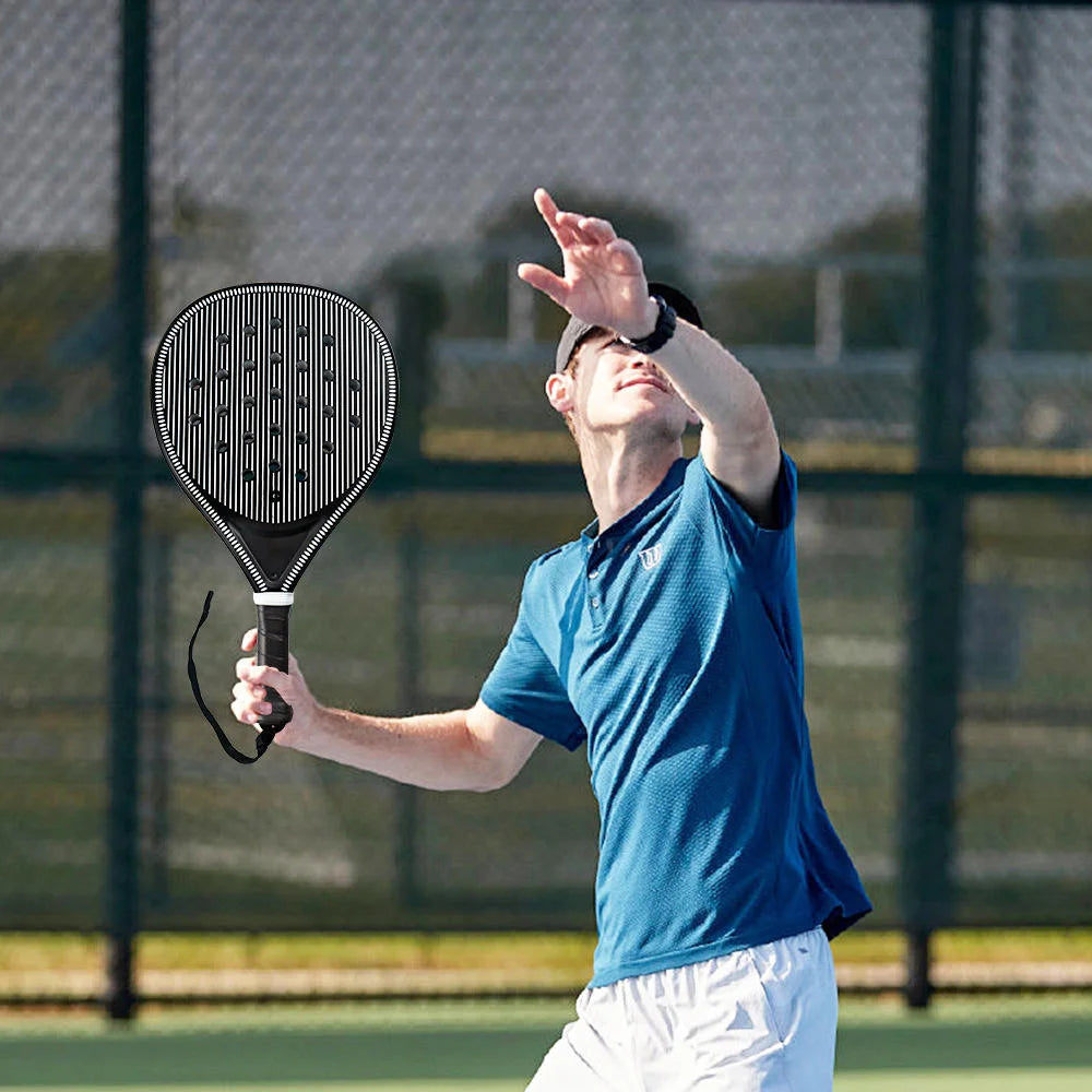 Neueste Tennisschläger 2026 | Padelschläger, aus ultraleichtem Kohlefasermaterial, mit starker Elastizität und guter Qualität