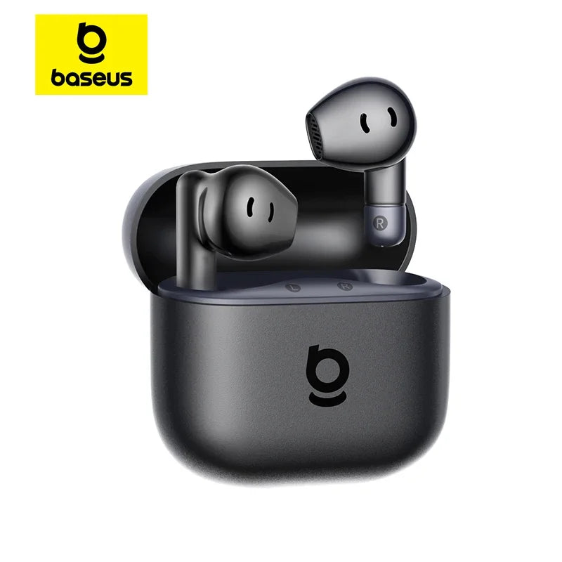 Baseus Bass BS2 Lite True Wireless Earbuds Bluetooth 6.0 Semi-in-Ear Earphones 2-Mic AI ENC 40H Playtime IP55 SuperBass Ear buds Hauptbild