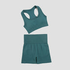 WAREBALL 2/3/4-teiliges Nahtloses Yoga-Set Sportkleidung Yoga-Anzüge für Frauen Fitness-Set Trainingsanzüge Sport-BH Gym Leggings