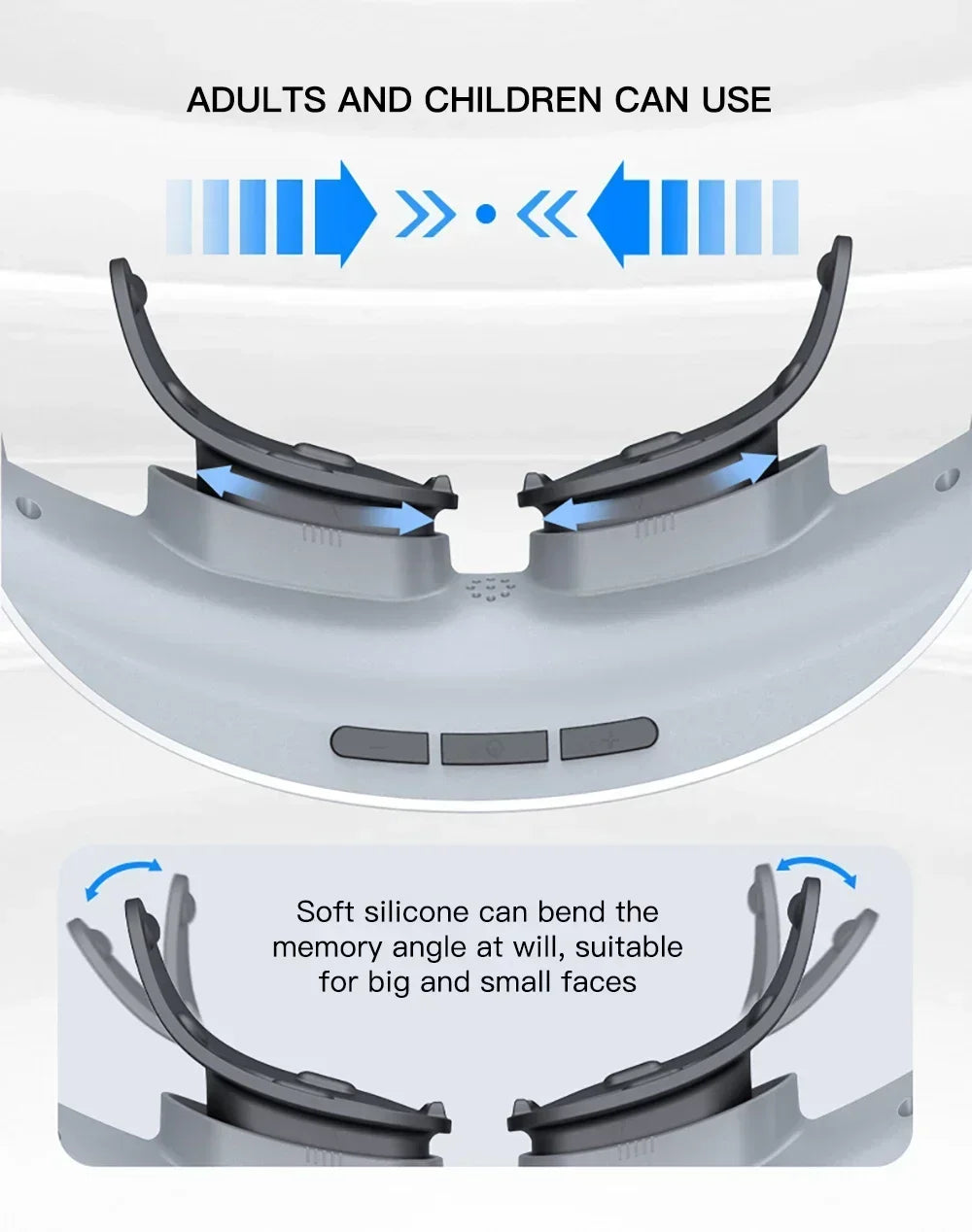Visionswiederherstellungs-Augenmassagegerät Grünes Licht Vision Recovery Trainingsinstrument EMS Akupressur Augenschutz Wiederherstellung Kurzsichtigkeit Kind