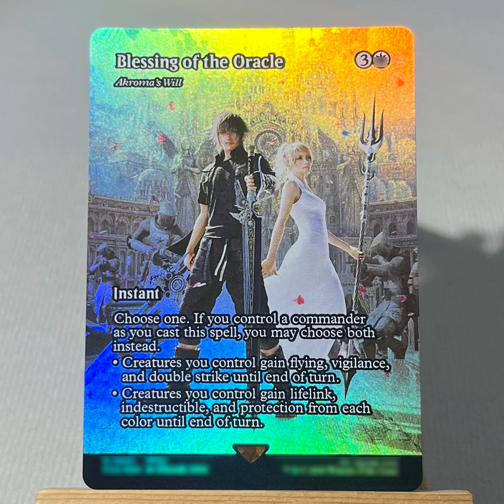 FCA FIN FIC PIP LTR FOIL4-002 magische Karten Antiker Kupferdrache Tcg Proxy Reisender Chocobo Celes, Runenritter Gathering