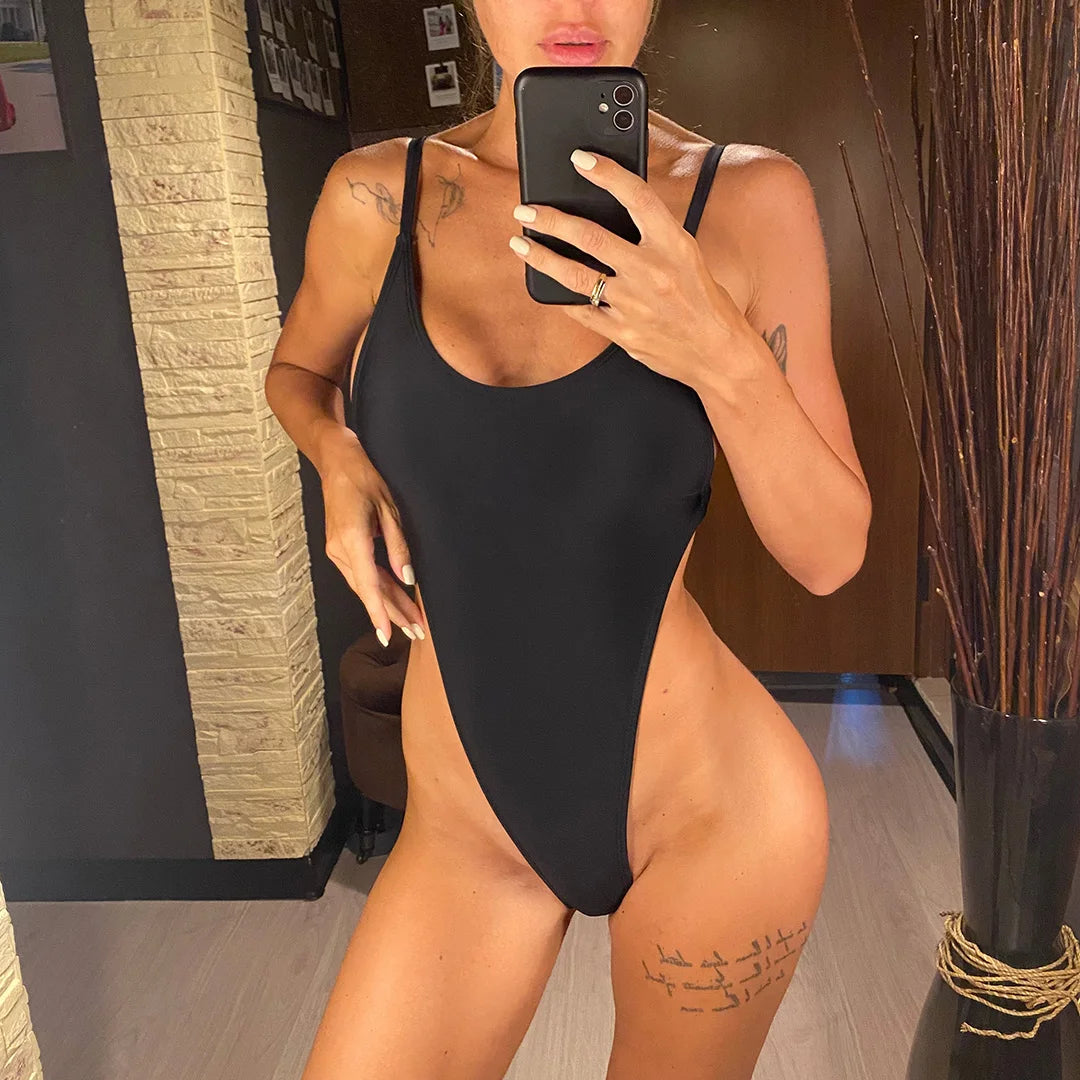 XS - L 2026 Sexy Monokini Extremer String Mini Micro Tanga Damen Bademode Einteiler Badeanzug Weiblicher Badeanzug V5820