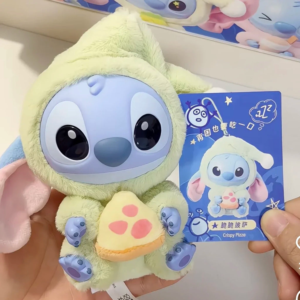 Neue Stitch Iss Etwas vor dem Schlafengehen Serie Vinyl Blind Box Tasche Plüsch Anhänger Niedliche Puppe Mystery Box Spielzeug Erwachsenengeschenk