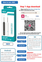 Intelligenter visueller Ohrenreiniger HD Ohrenstäbchen Otoskop USB-C-Ladeendoskop Ohrenschmalzentferner Ohrenschmalz-Entfernungswerkzeug Ohrenschmalz-Minikamera Gesundheitspflege-Set