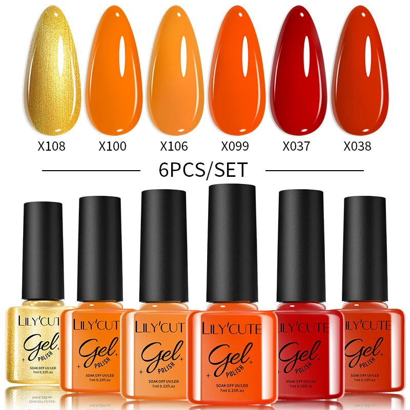 LILYCUTE Nagelgel-Politur-Set, Rosa Grün, Frühling, DIY-Nagelkunst-Design, lang anhaltend, Soak Off UV Gel, Maniküre, Malgel, Vernis-Kit