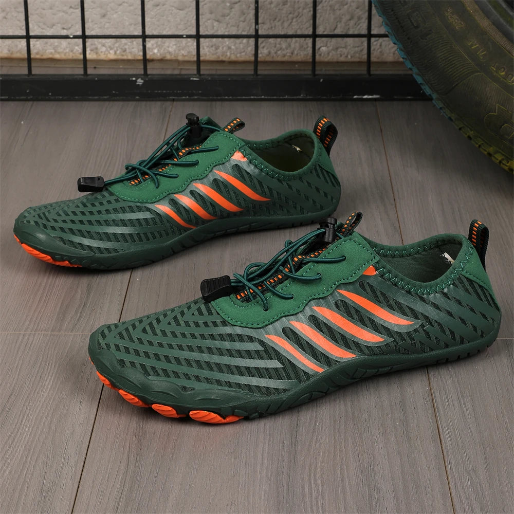 Unisex-Schnelltrocknende Wasserschuhe Herren Damen Bunte Strand-Schwimm-Surf-Wasserschuhe Paar Barfuß-Upstream-Sneaker