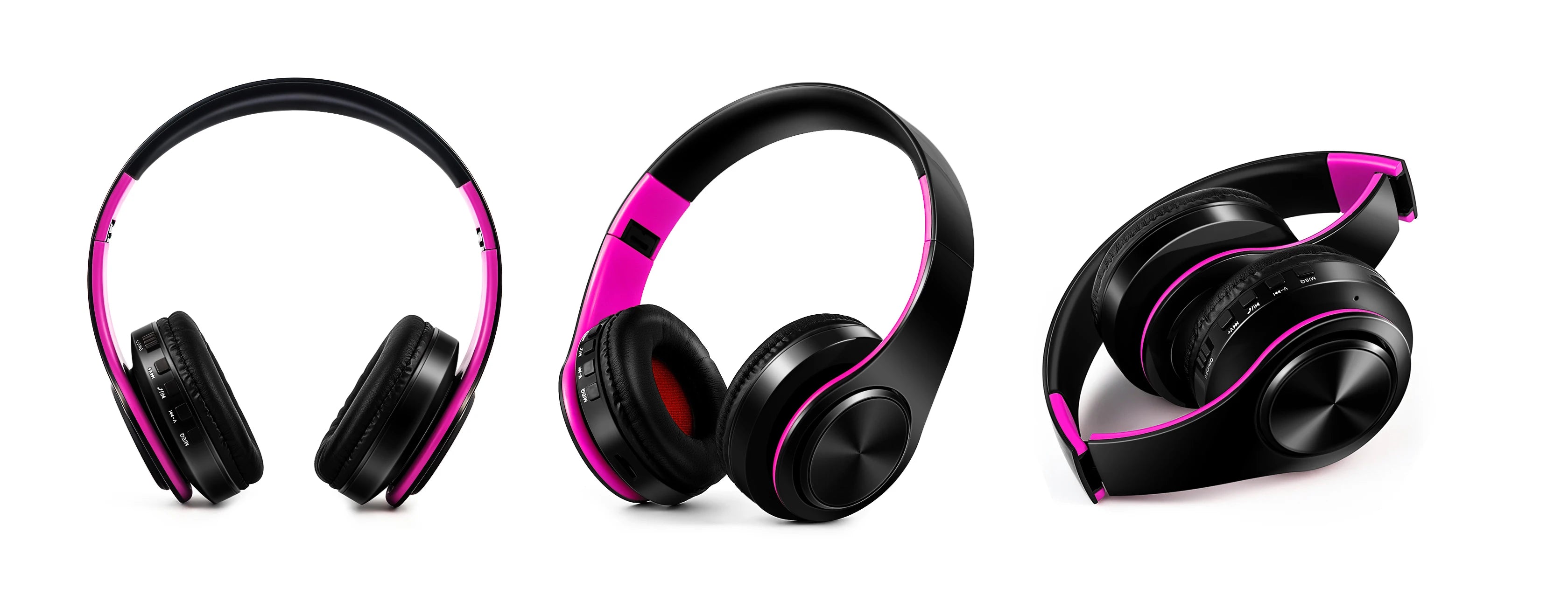 Herren Geschenk Gold Wireless Kopfhörer Bluetooth Kopfhörer Stereo Headset Spiel mit eingebautem Mikrofon, universell für Android und iOS