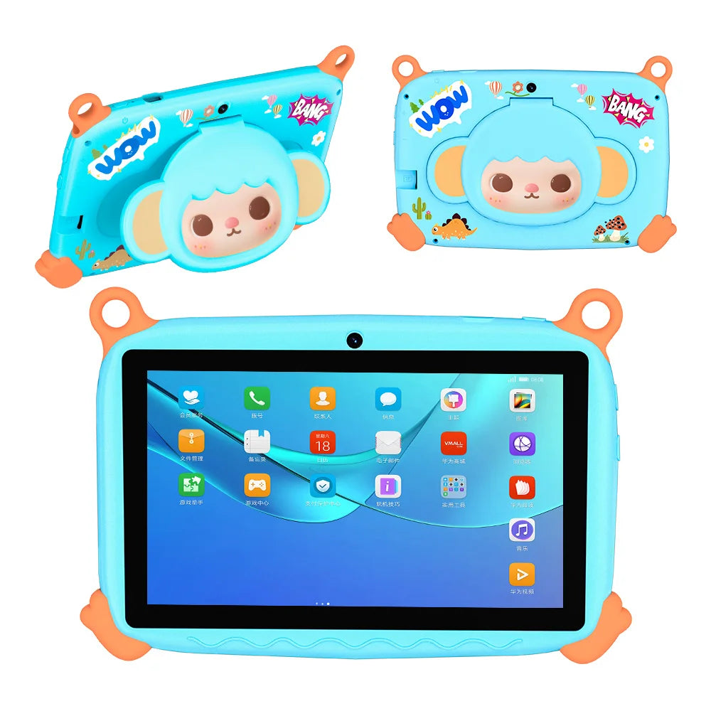 2026 Globale Version 7 Zoll 5G WiFi Kinder-Tablet Quad Core 4GB RAM 64GB ROM Dual Kameras Kindergeschenke Tablets Android 13.0