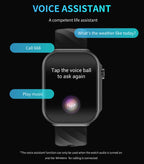 LIGE Neue 2,2-Zoll 3D Gebogenes Display Smartwatch Mit LED-Licht Thermometer Gesundheitsmonitor Smartwatch BT Anruf Sport Fitness Uhr