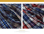 4 Herren-Boxershorts Locker Herrenunterhosen Baumwolle Großes Karomuster Pfeilhose Übergröße Klassische Basics Karo